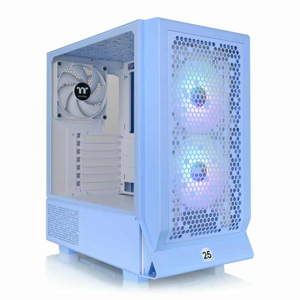 ThermalTake Ceres 330 TG ARGB Hydrangea Blue Mid Tower PC Case